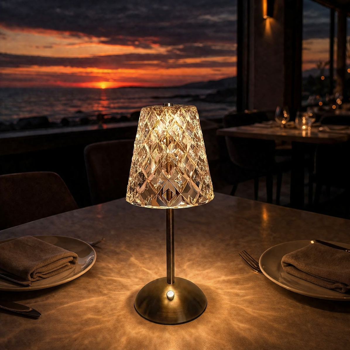 Crystal Table Lamp