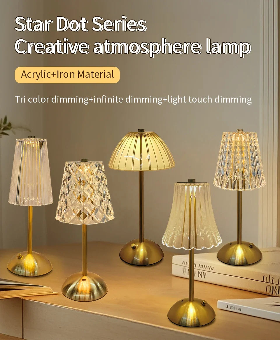 Crystal Table Lamp