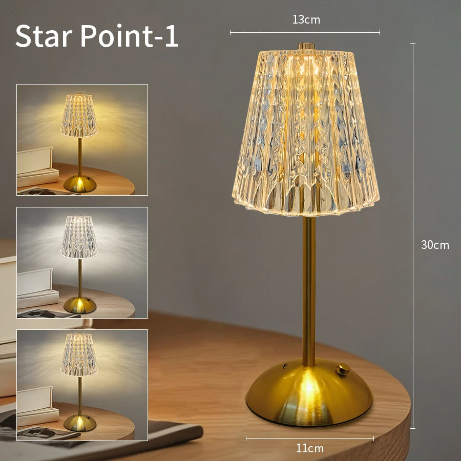 Crystal Table Lamp