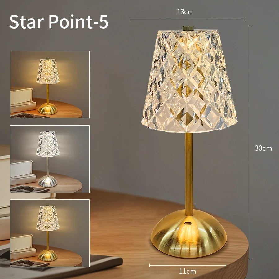 Crystal Table Lamp