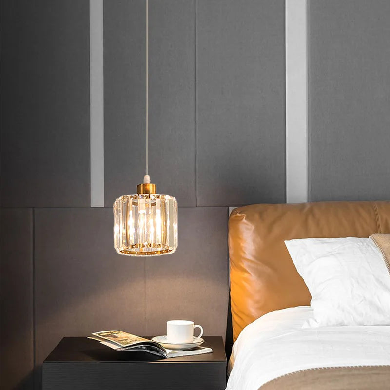 Minimalist Modern Crystal Ceiling Pendant Lamp